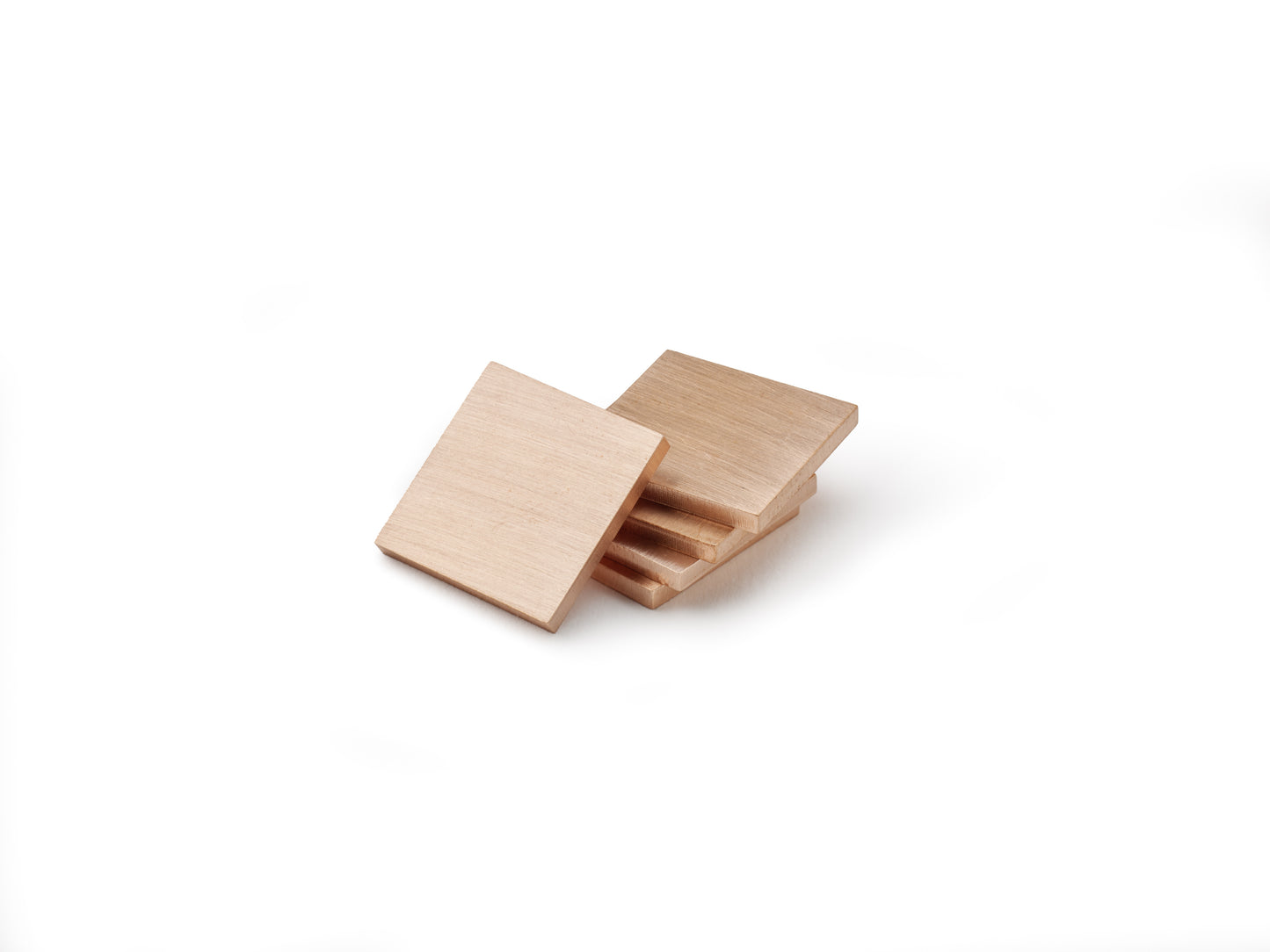 08 200 003 NIQUA® Piastrine da Esercizio in Bronzo Fosforoso - 20 x 20 mm
