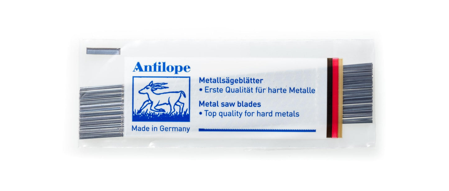 01 001 Seghette da traforo per gioiellieri ANTILOPE blu