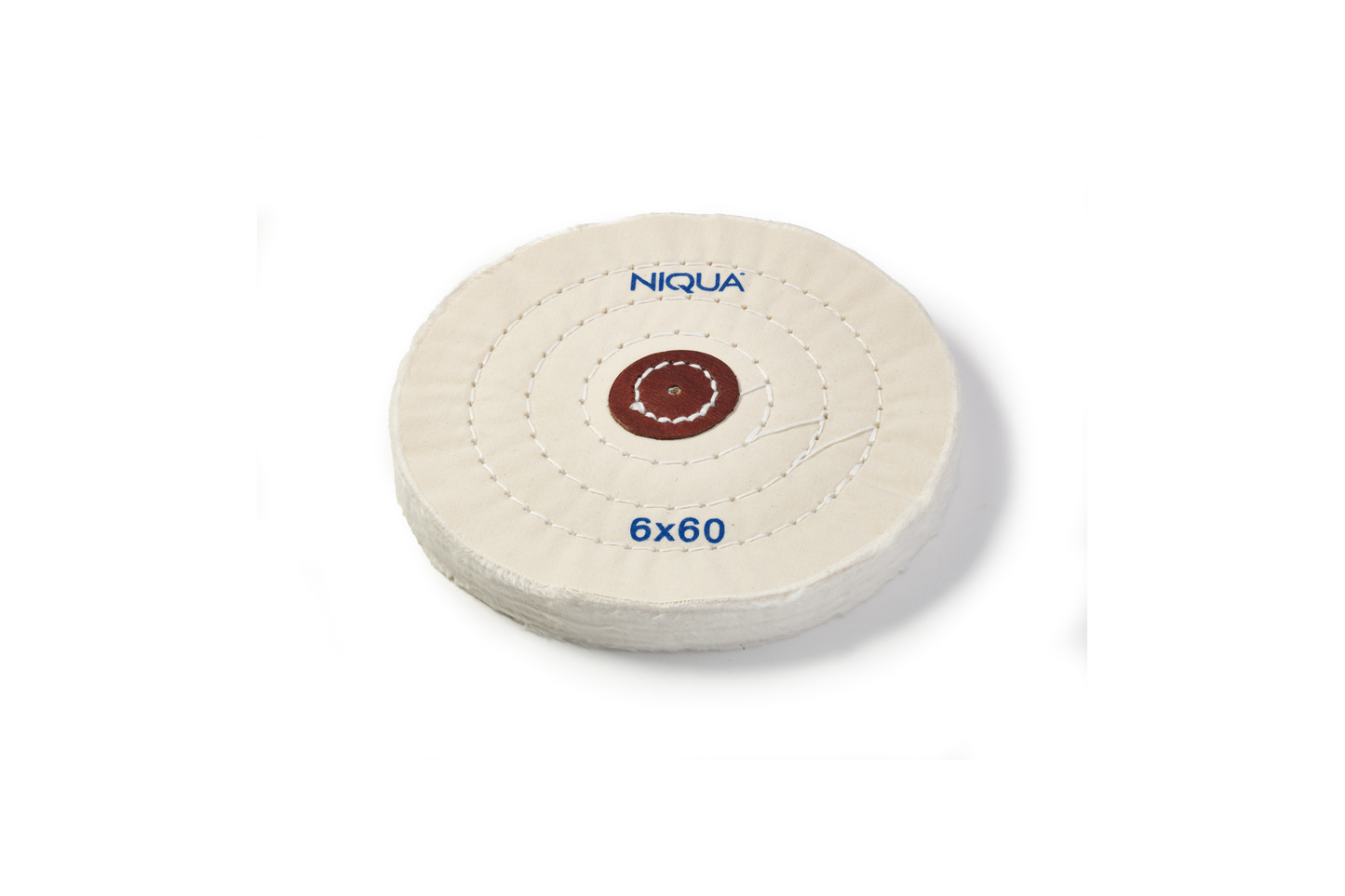 06 201 660 NIQUA® spazzola circolare tessuto - bianco 6 x 60