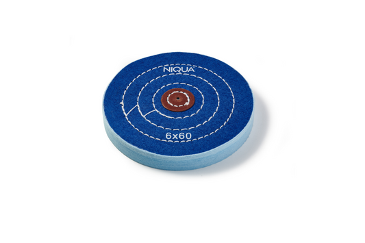 06 202 660 NIQUA® spazzola circolare tessuto - blu 6 x 60