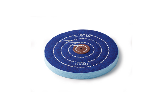 06 202 640 NIQUA® spazzola circolare tessuto - blu 6 x 40