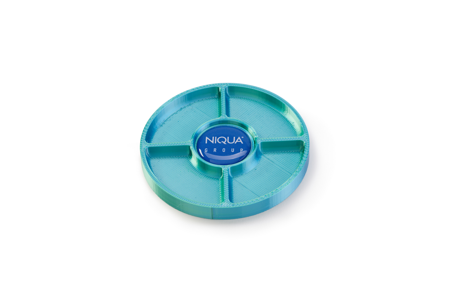 03 095 002 Piattino NIQUA magnetico per diamanti con 4 scomparti