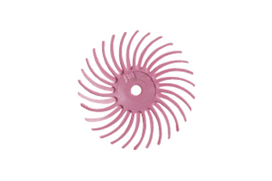 05 063 019 Spazzole "HABRAS" rosa Ø 19mm per pulitura leggera