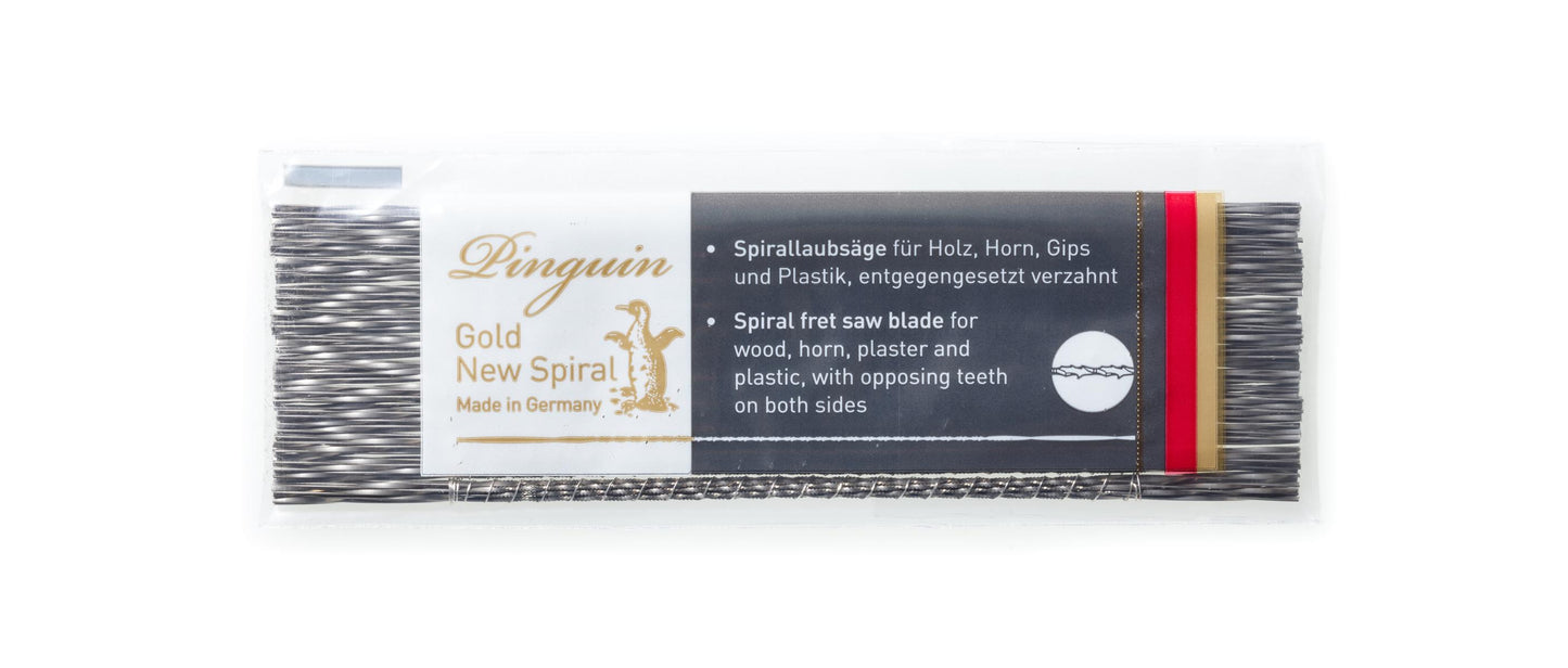 51 016 PINGUIN GOLD NEW SPIRAL – Lame da traforo a spirale per tagli multidirezionali