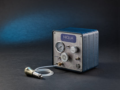 NIQUA SILENCE PRO con Manipolo "The Rocket" – Sistema Pneumatico Premium per Incisione