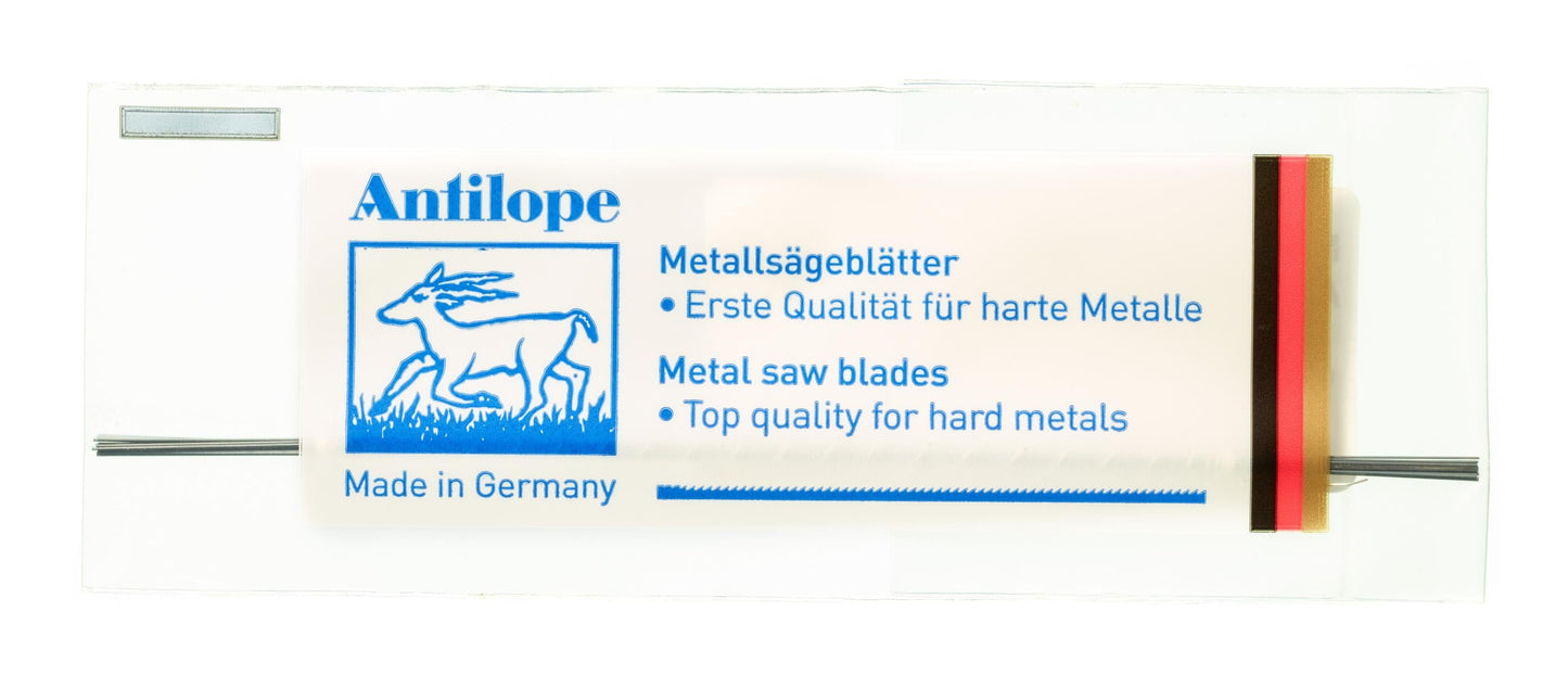 01 001 Seghette da traforo per gioiellieri ANTILOPE blu