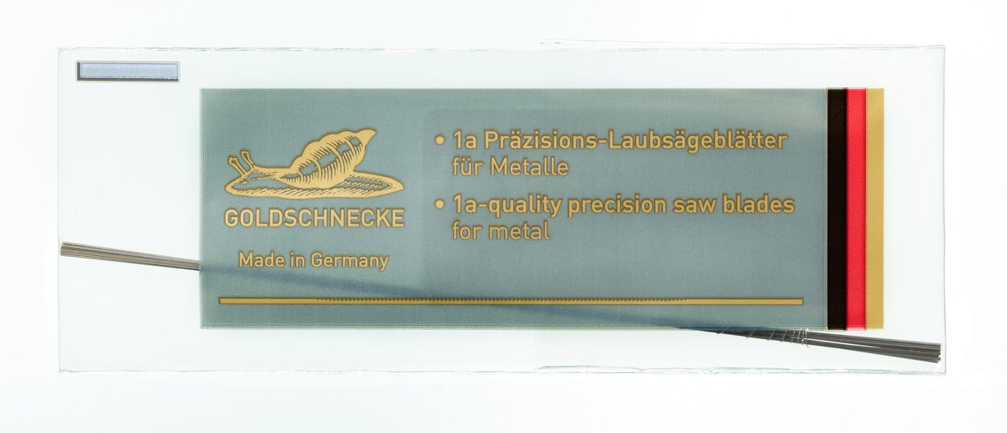 01 035/ 037 Lame per gioiellieri GOLDSCHNECKE 130mm / 160mm