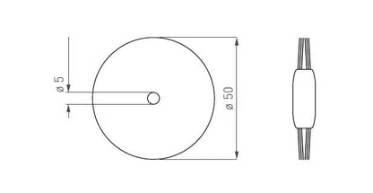05 030 050 Spazzole circolari convergenti  ANTILOPE® setola nera diam. 50mm