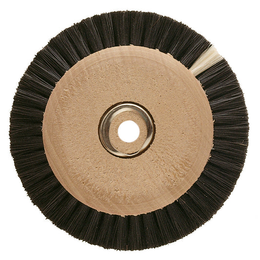 05 089 070 Spazzola in setola nera nucleo legno mm 70x2